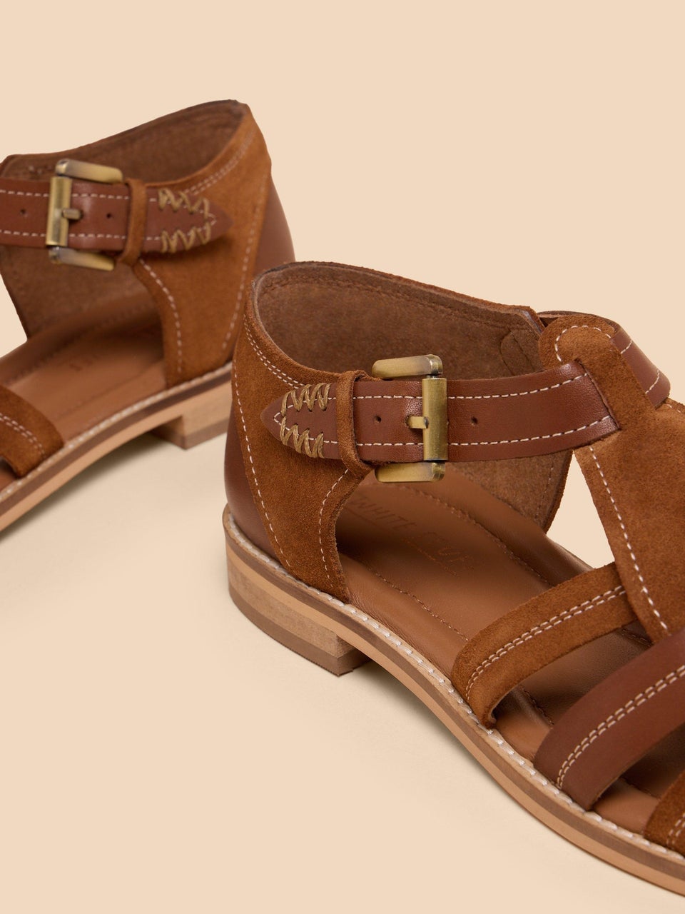 Fischersandalen aus Leder
