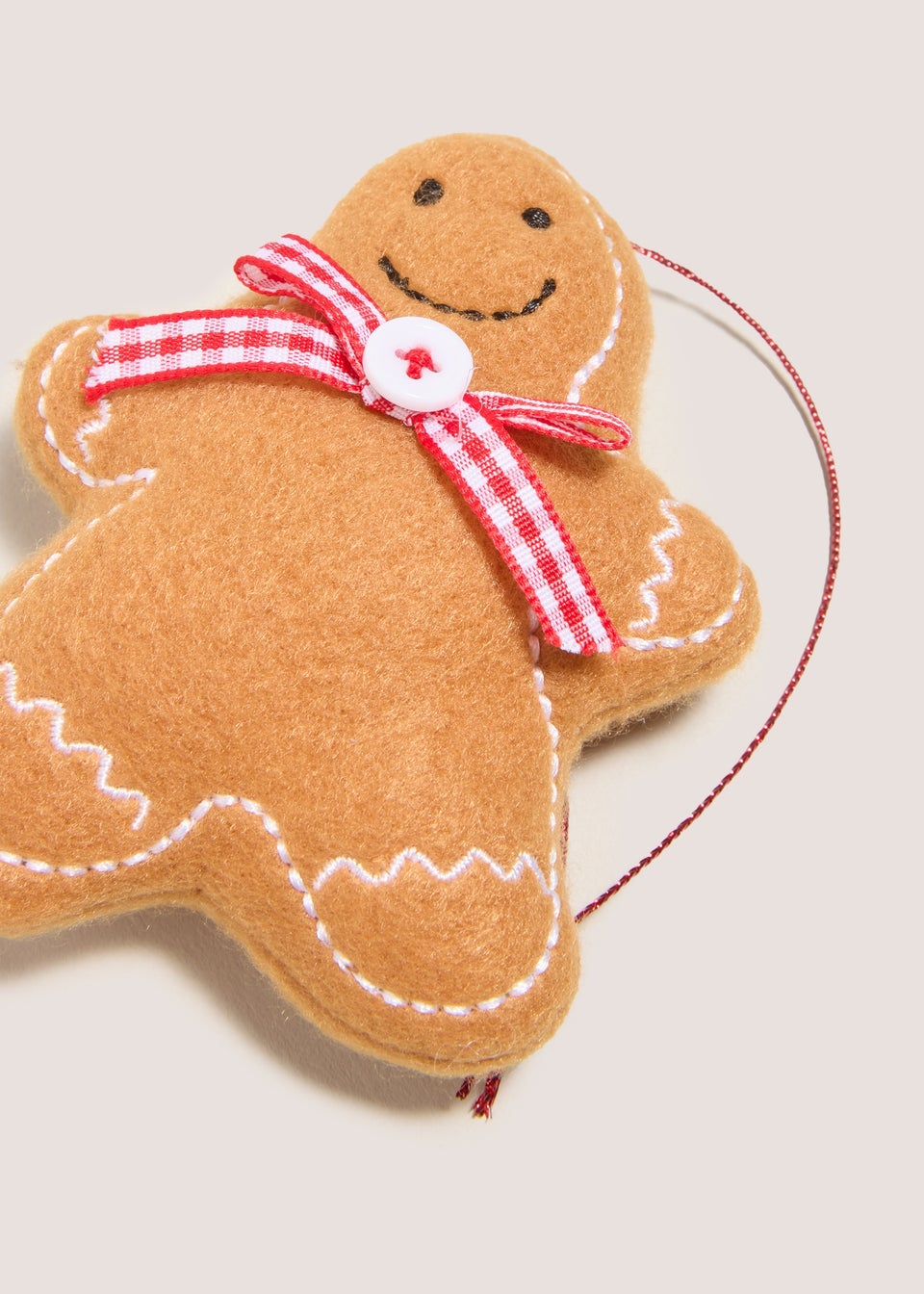 4 Pack Joyful Gingerbread Tree Decoration