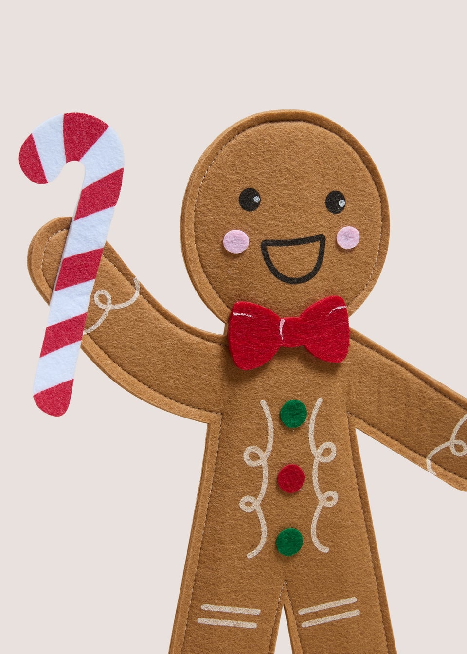 Joyful Gingerbread Felt Decoration