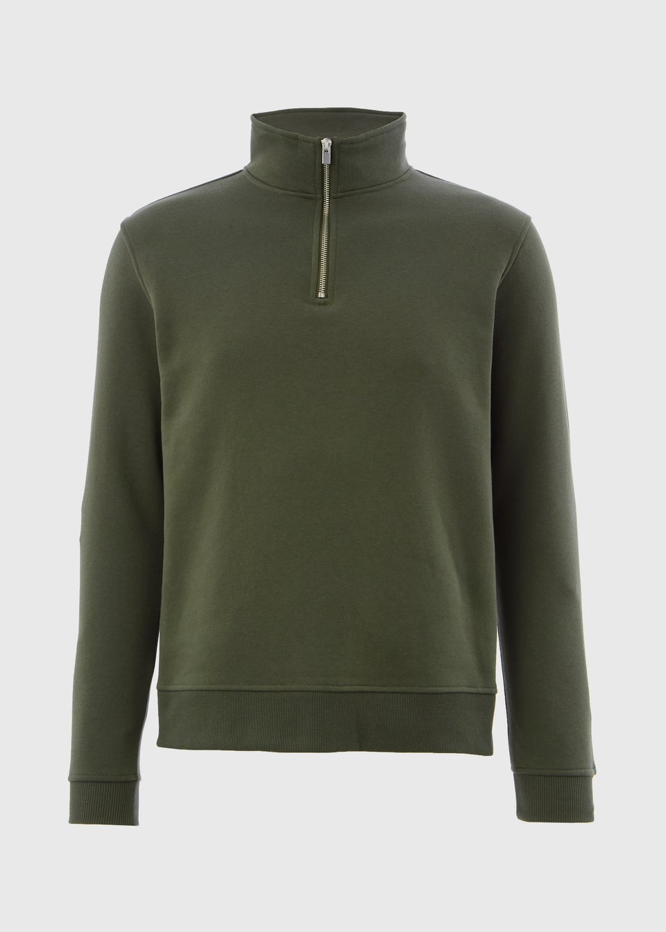 Khaki zip hoodie new arrivals