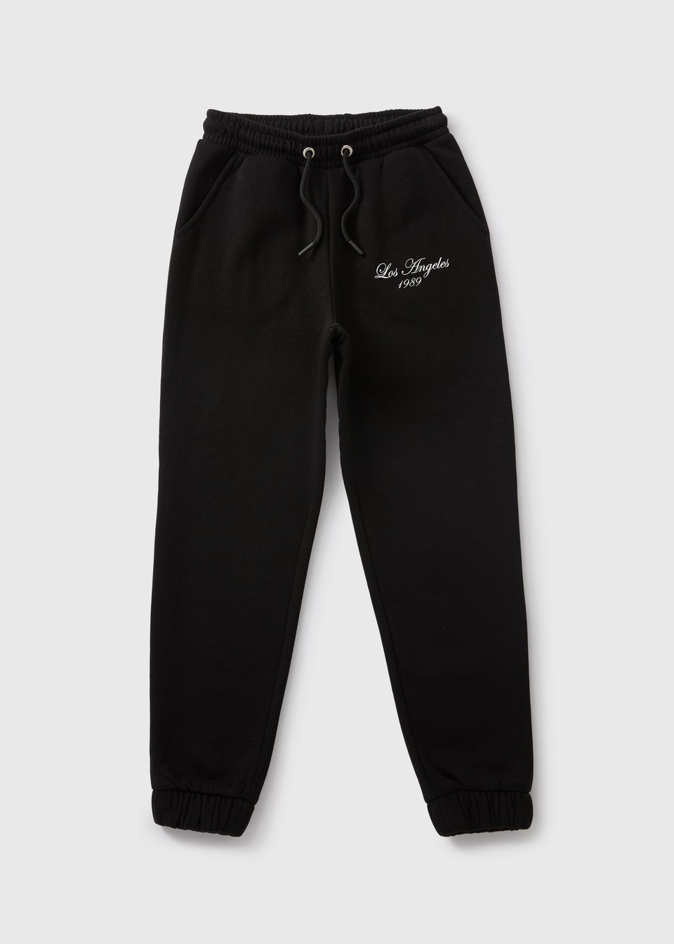 Black Los Angeles Jogging Bottoms (7-15yrs)