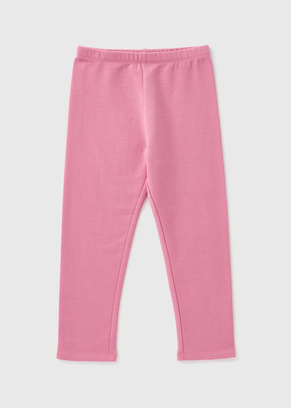 Girls Pink Brushed Leggings 1 7yrs
