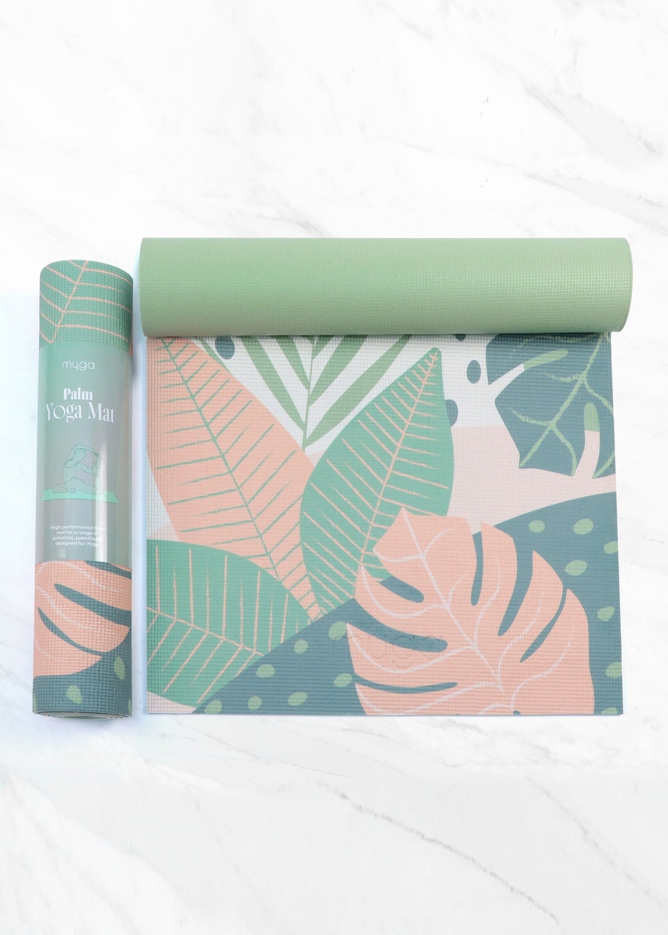 Myga Green Palm Yoga Mat