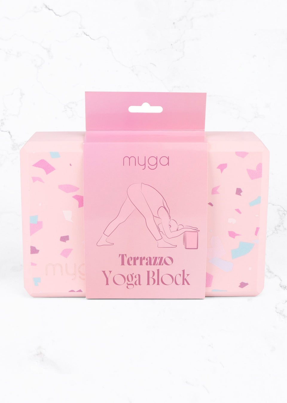 Myga Pink Yoga Block Pair