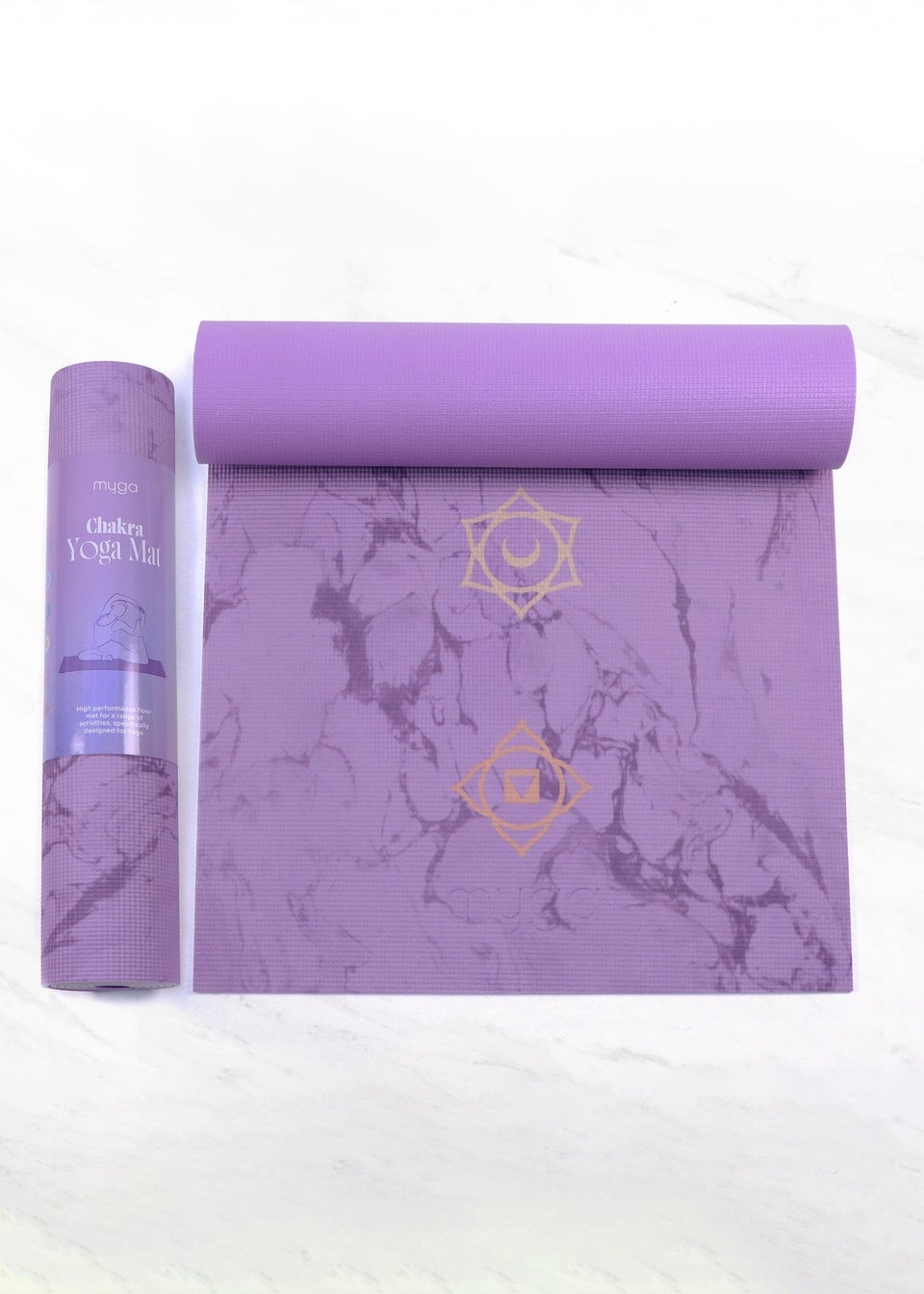 Myga Purple Chakra Yoga Mat