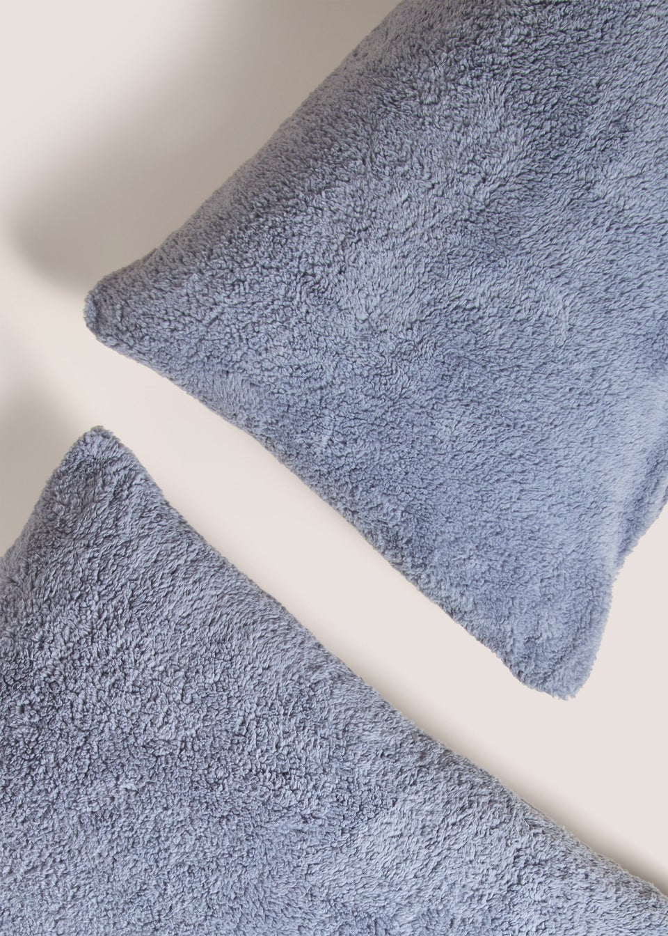 Blue Teddy Fleece Pillow Cases
