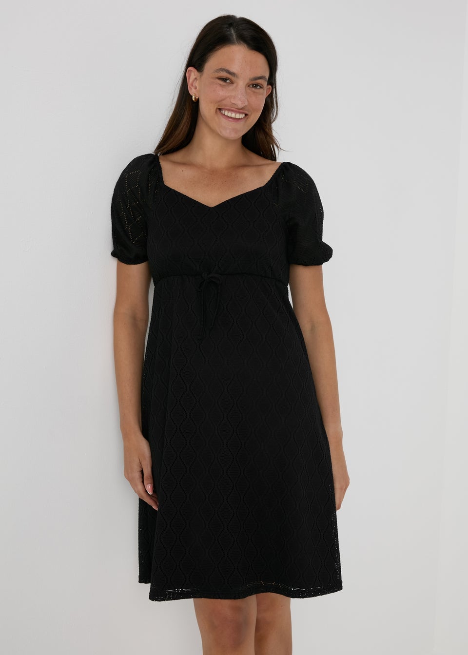 Black Sweetheart Mini Dress