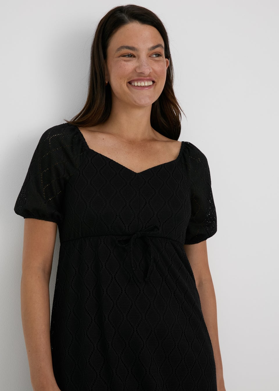Black Sweetheart Mini Dress