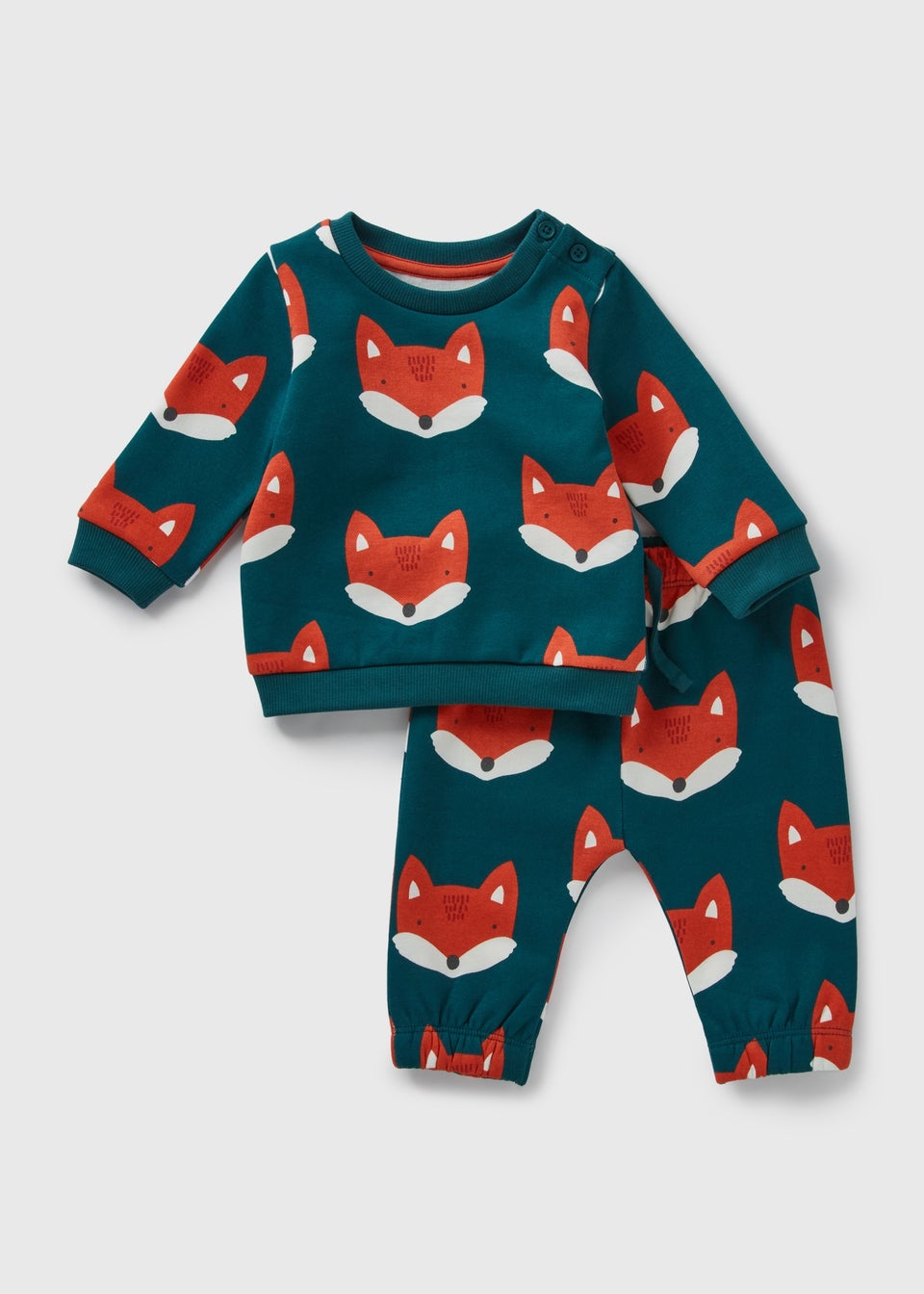 Baby Green Fox Sweatshirt & Joggers Set (Newborn-23mths)