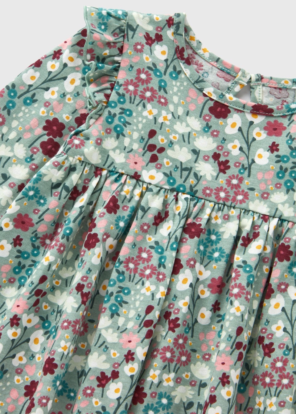 Baby Multicolour Floral Frill Dress (Newborn-23mths)