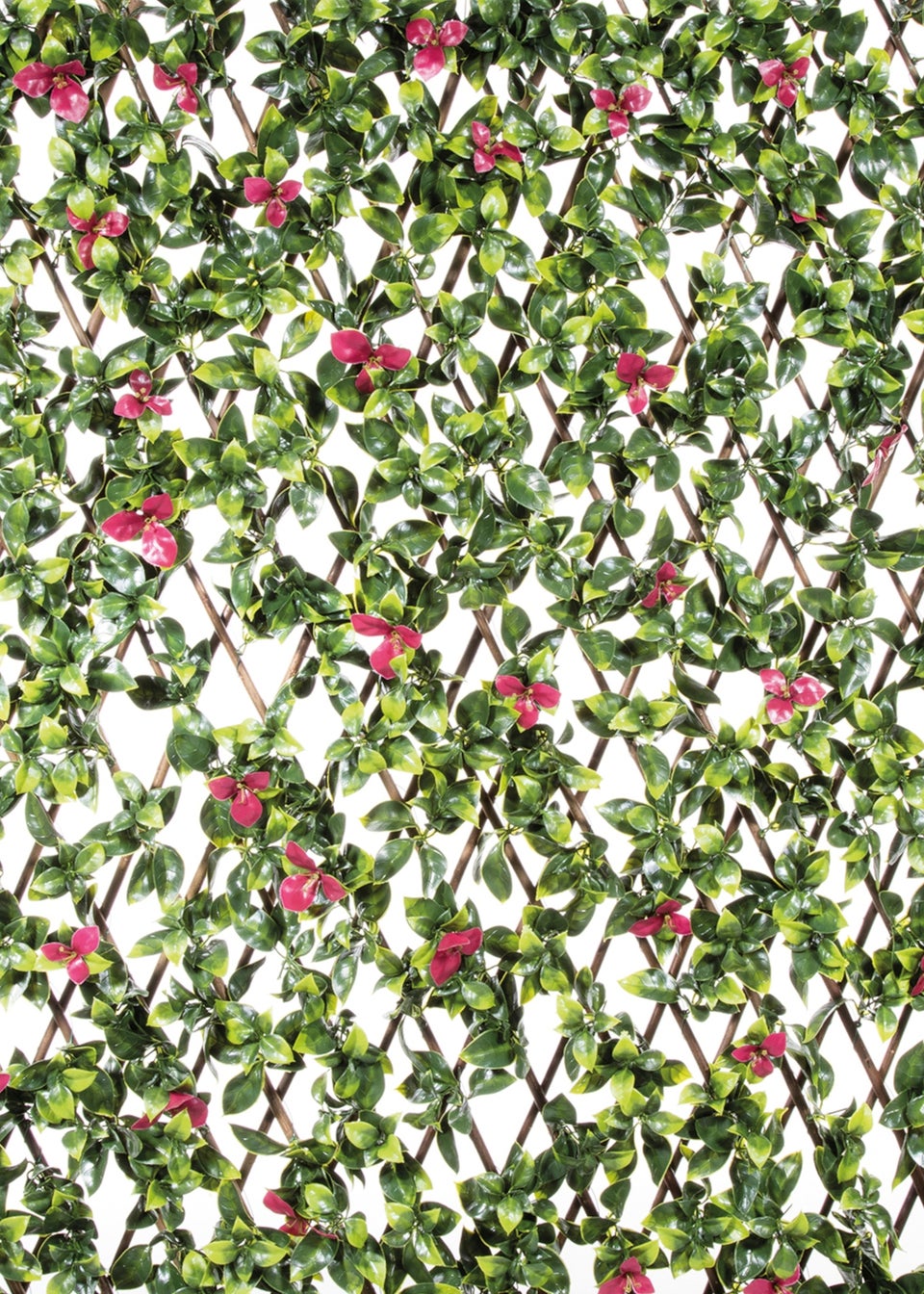 Premier Decorations Artificial Gardenia Leaves Willow Trellis (130cm x 270cm)