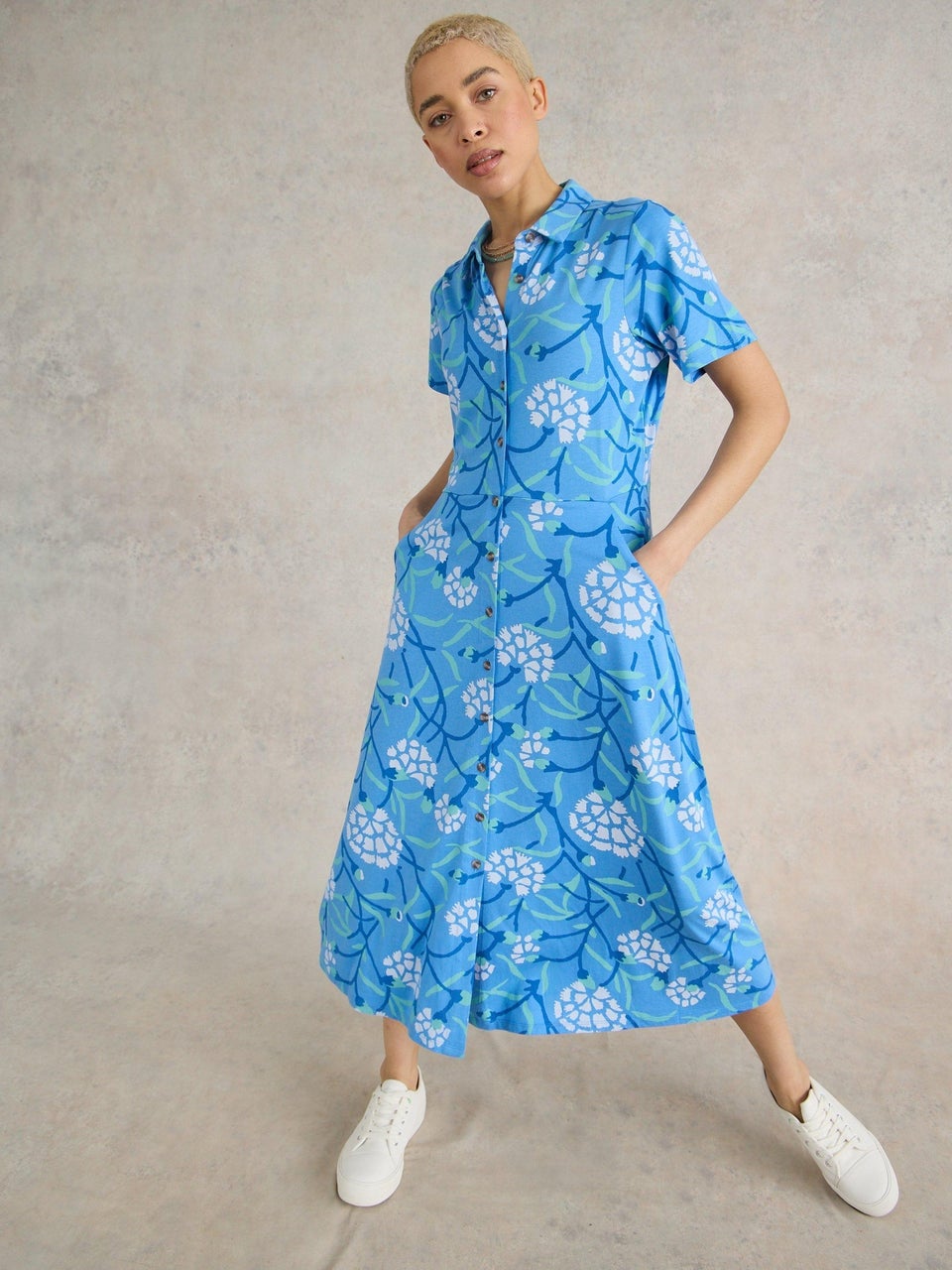 Rua Blusenkleid aus Jersey