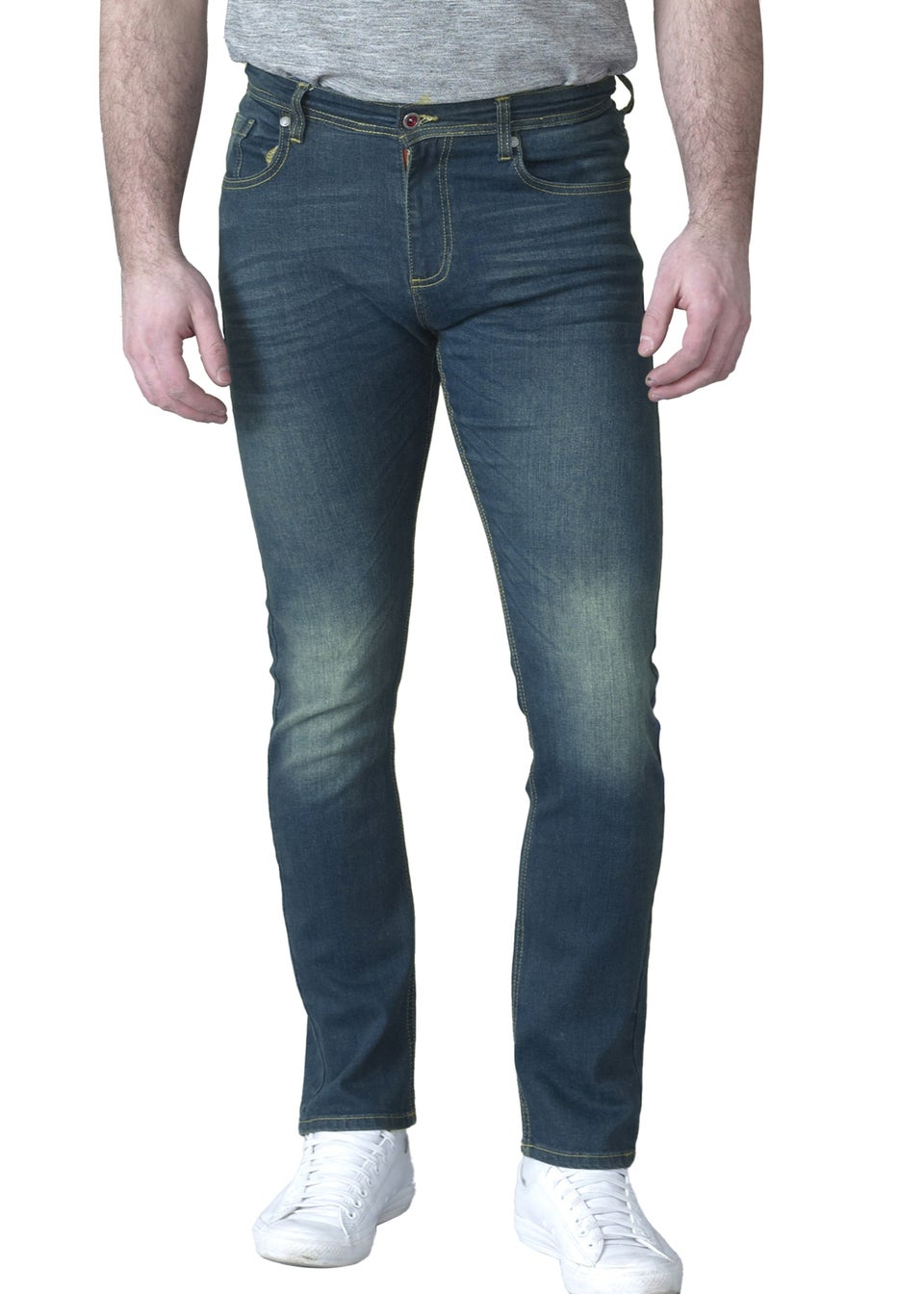 Duke Blue Ambrose King Size Tapered Fit Stretch Jeans