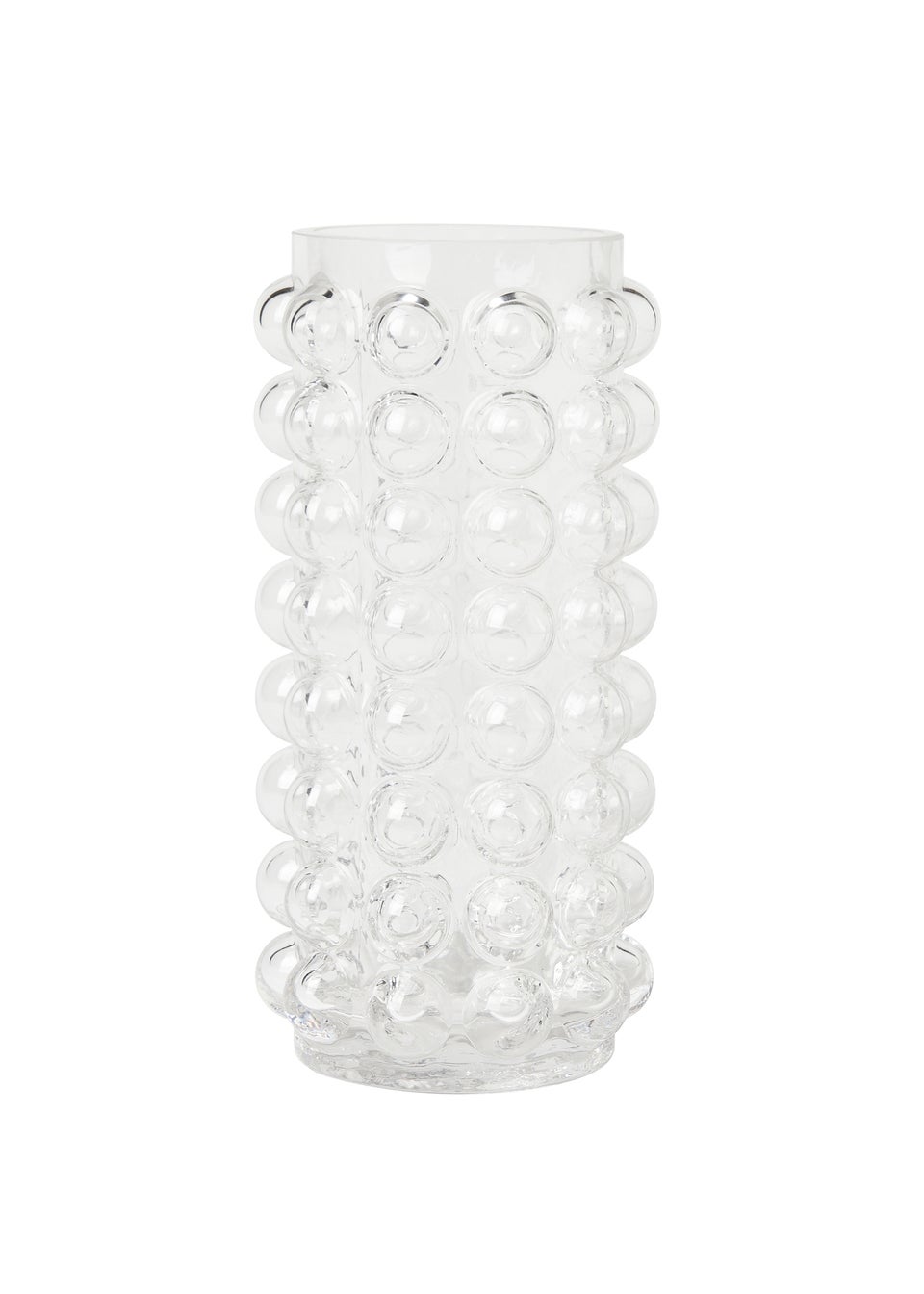 BHS Clear Bobble Glass Vase