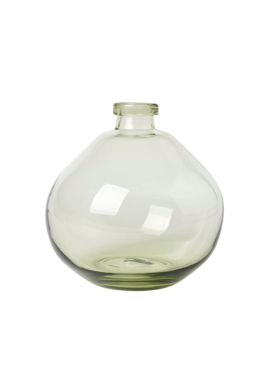 BHS Clear Recycled Round Glass Vase