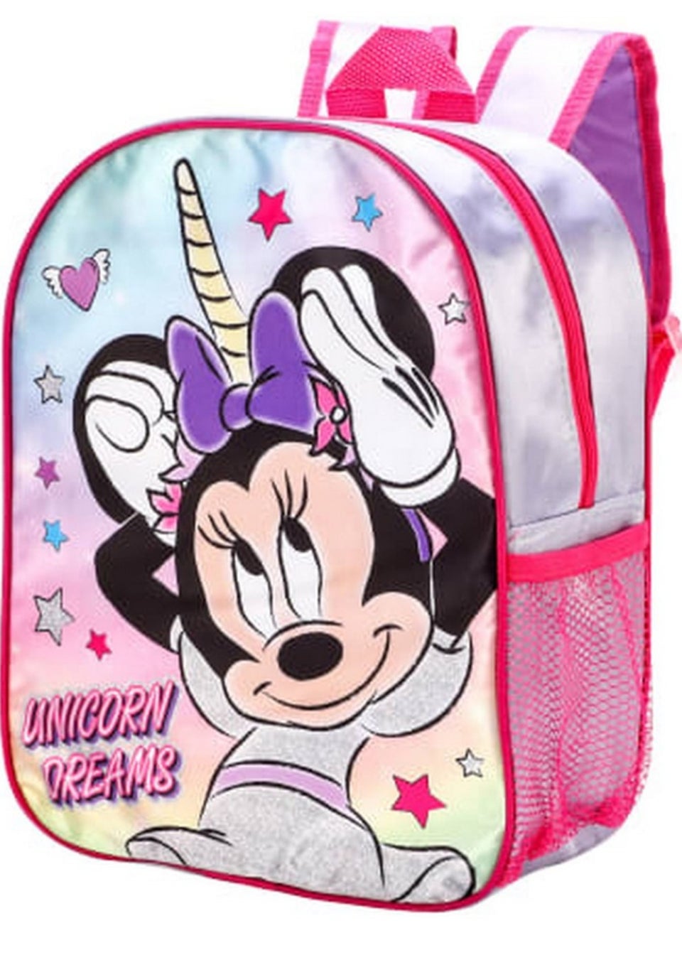 Disney Kids Minnie Mouse Pink Unicorn Dreams Backpack