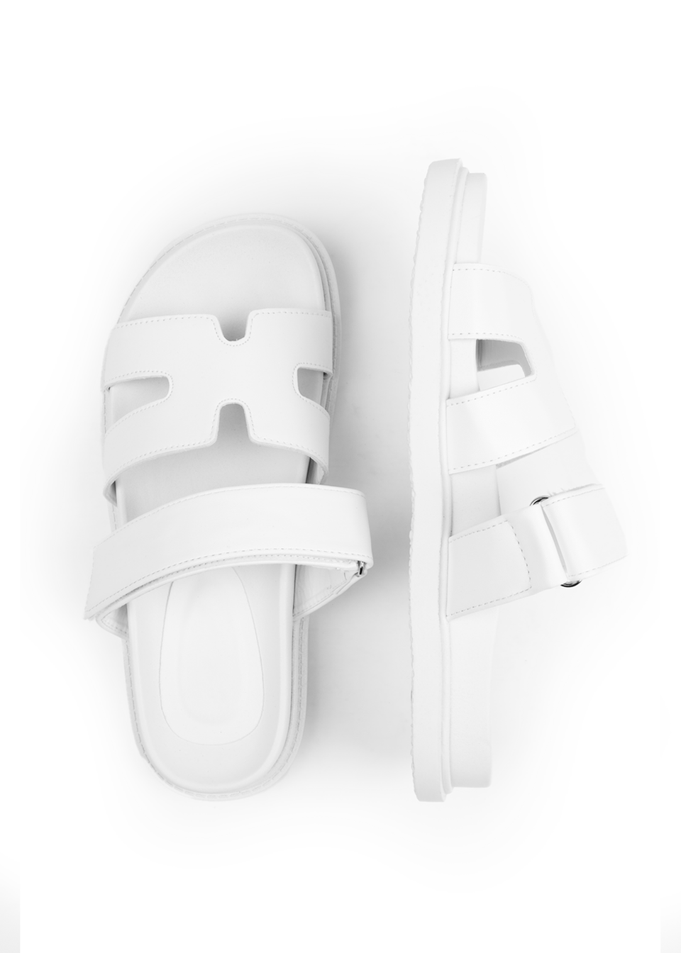 Where's That From White Pu Adagio Strappy Sandals