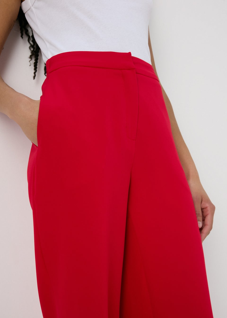Red Suit Co Ord Trousers