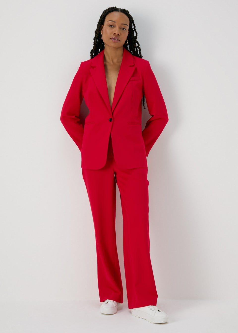 Red Suit Co Ord Trousers Matalan