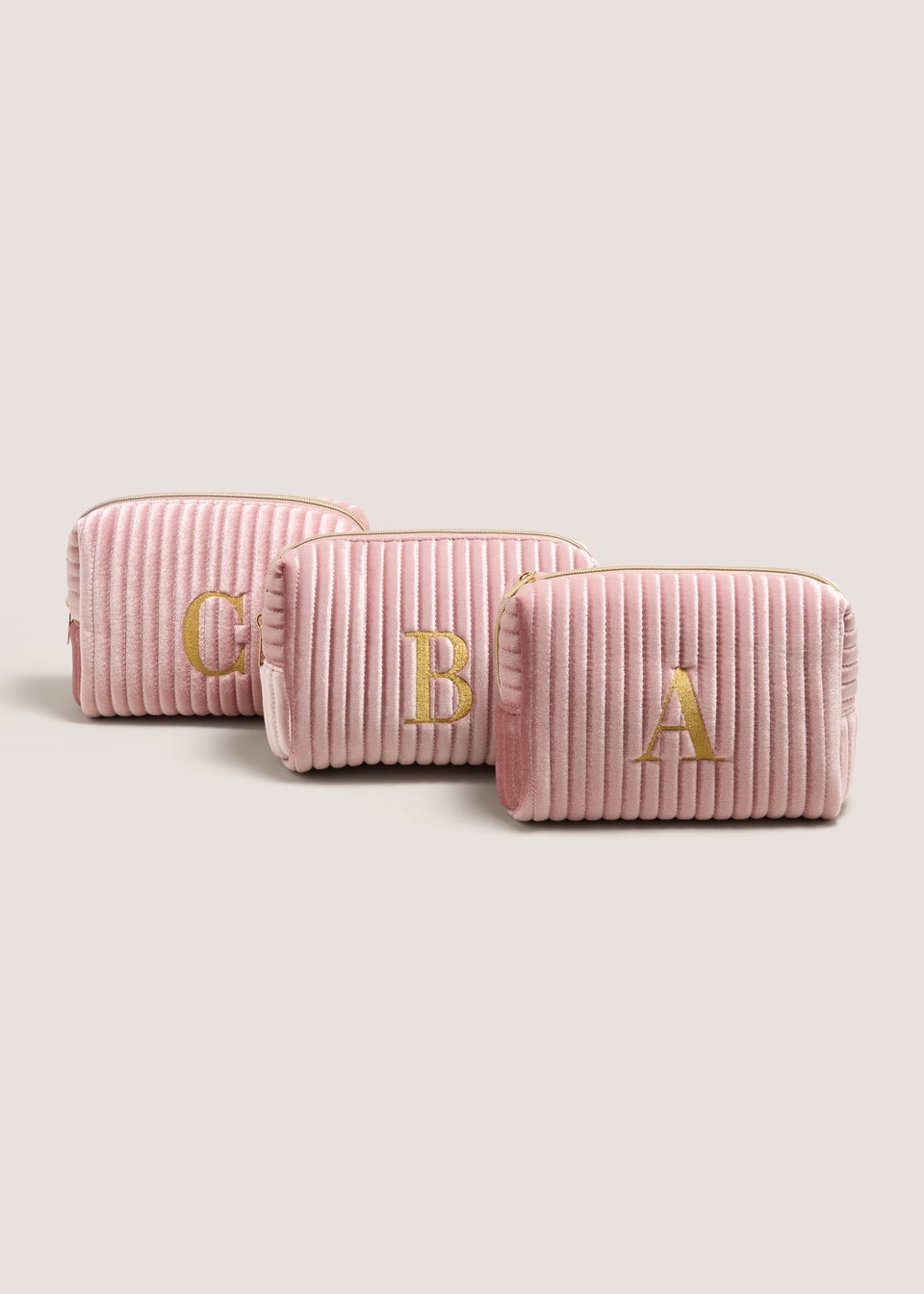 Pink Alphabet Make Up Bag Matalan