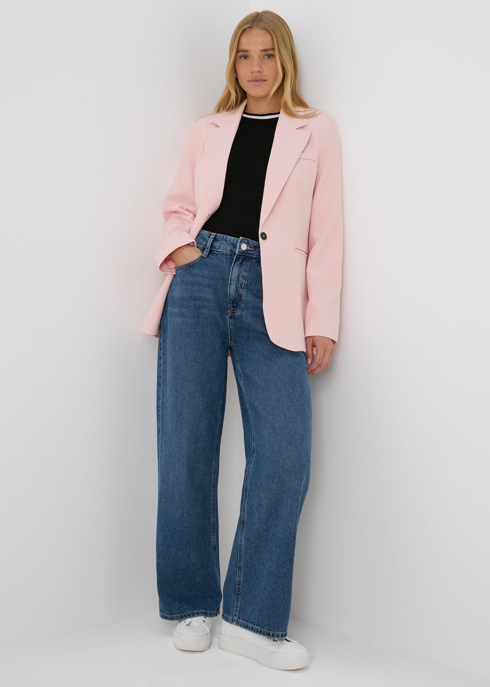 Matalan pink blazer discount