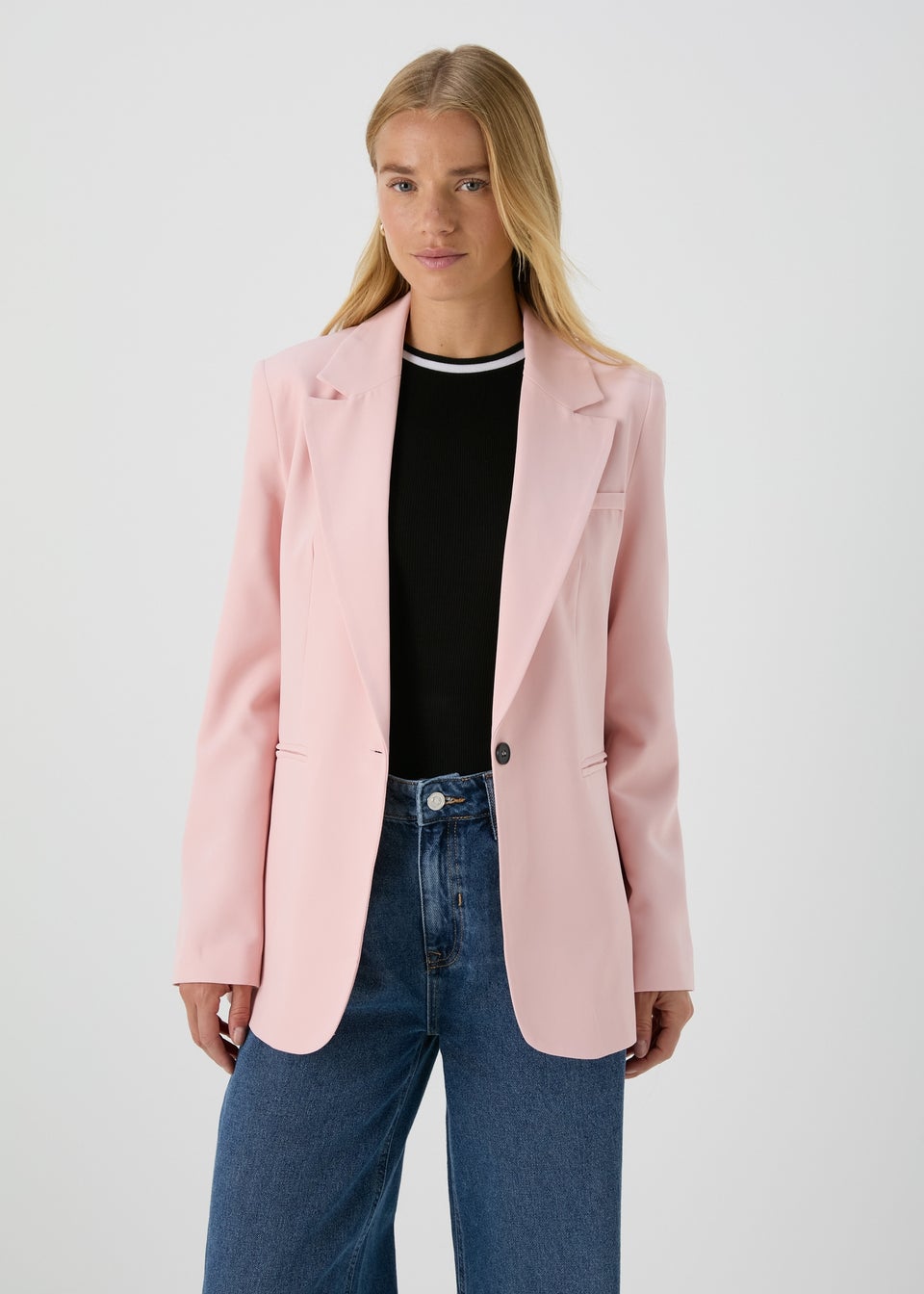 Blush blazer womens 2025