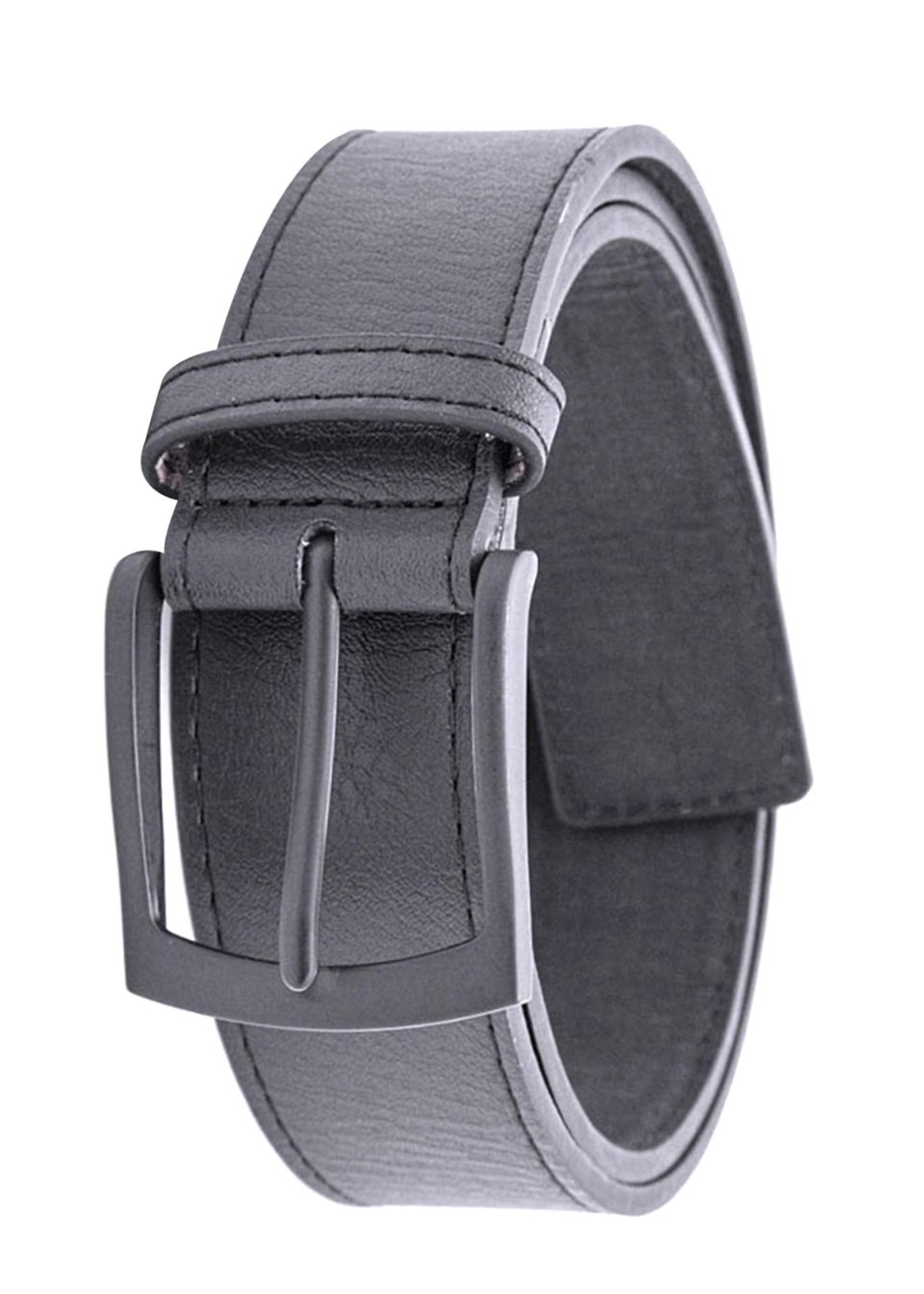 Duke Black Ozzy Matte Leather Belt