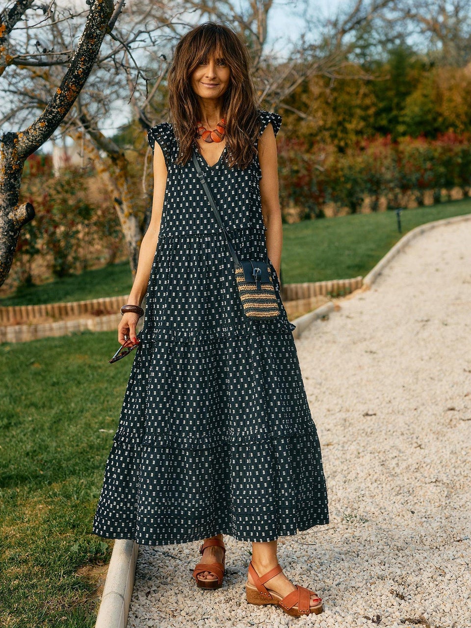Rosie Maxikleid aus Baumwolle