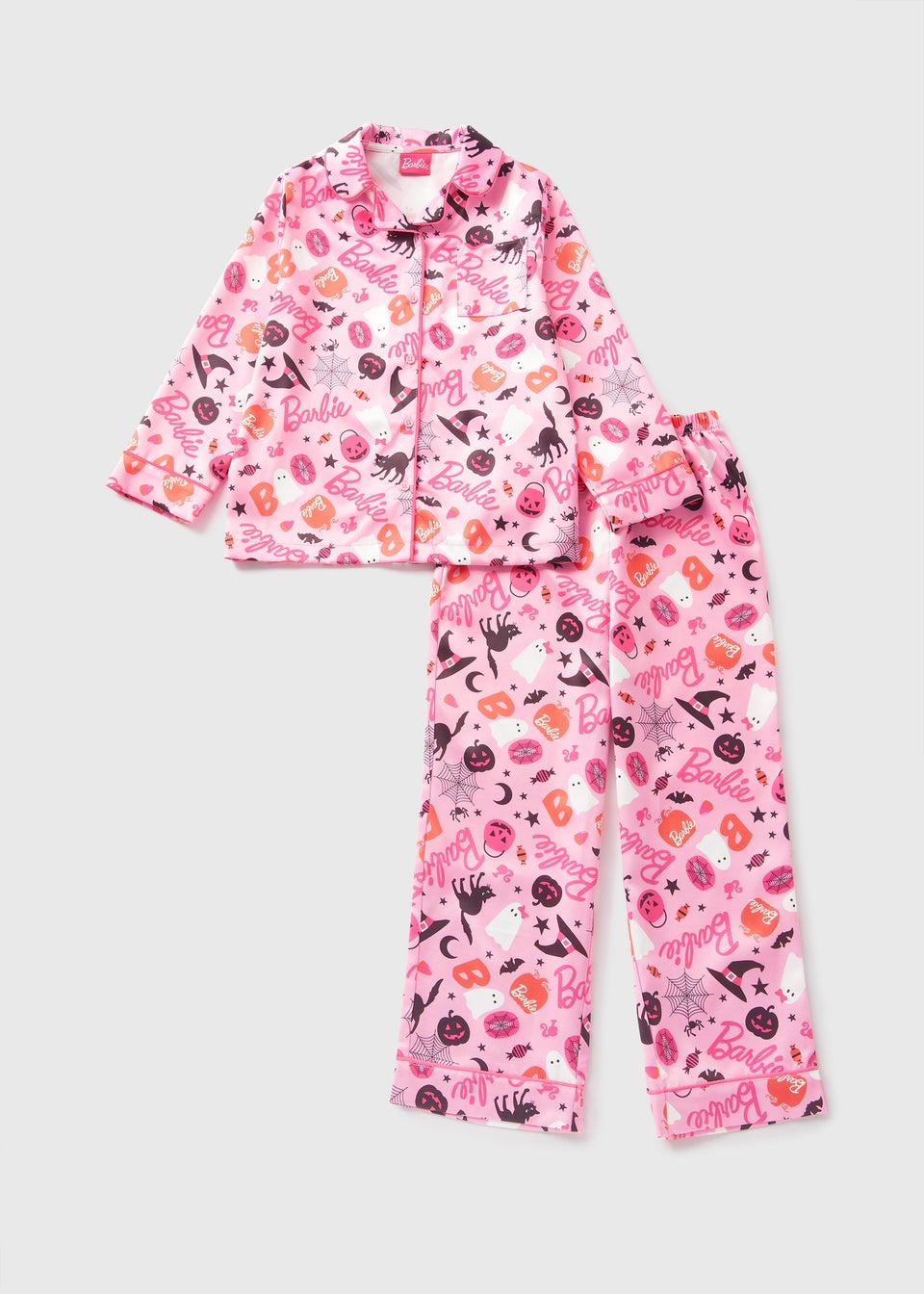 Barbie Girls Halloween Pyjama Set 4 12yrs Matalan