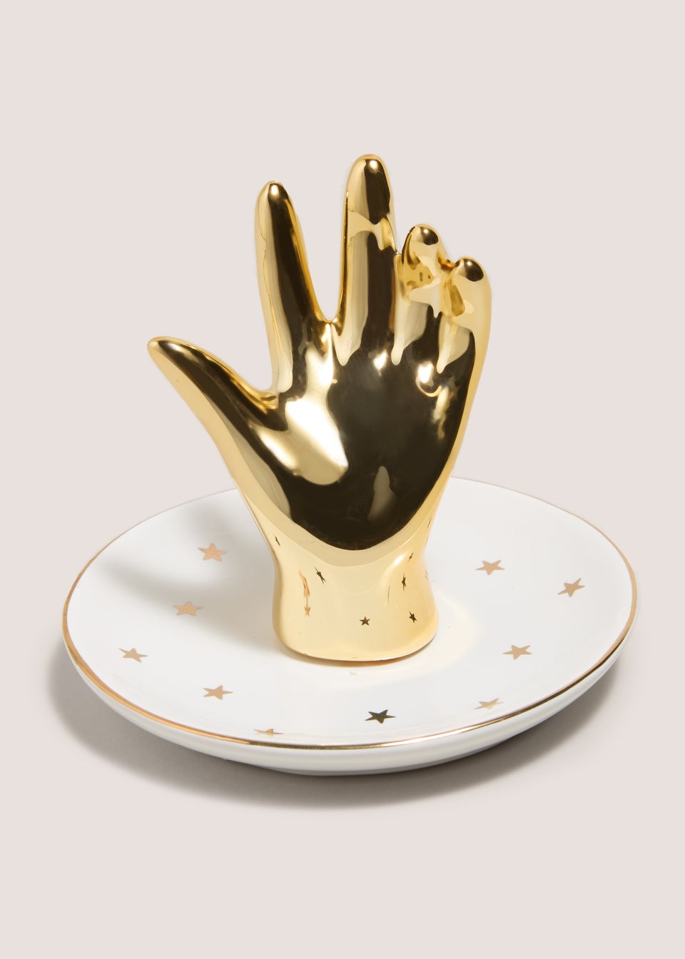 Gold Hand Jewellery Dish Matalan