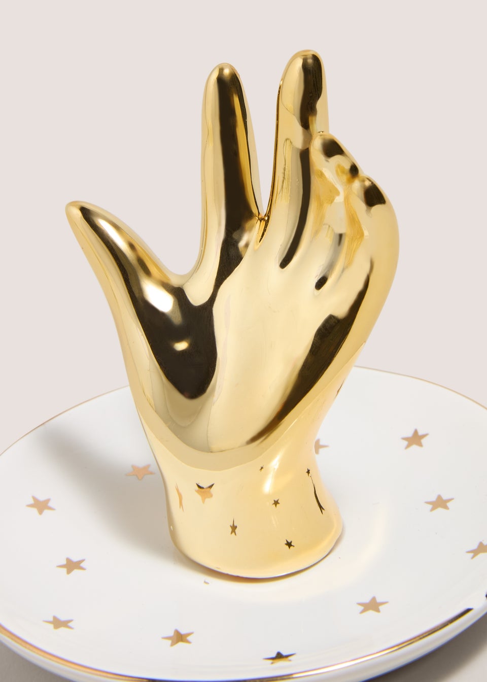 Gold Hand Jewellery Dish