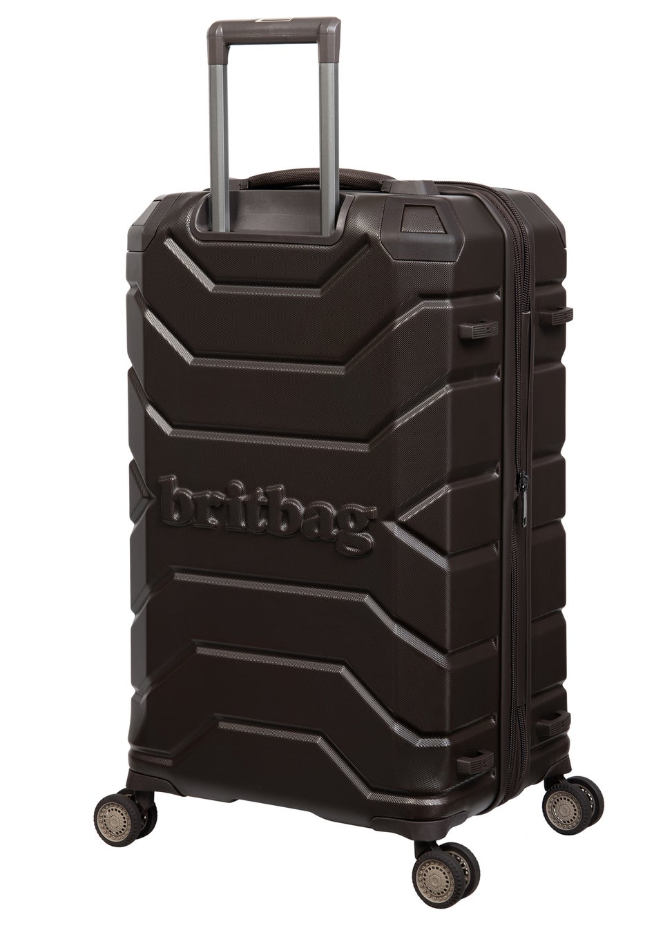 BritBag Galloway Brown Mulch Medium Suitcase with TSA Lock
