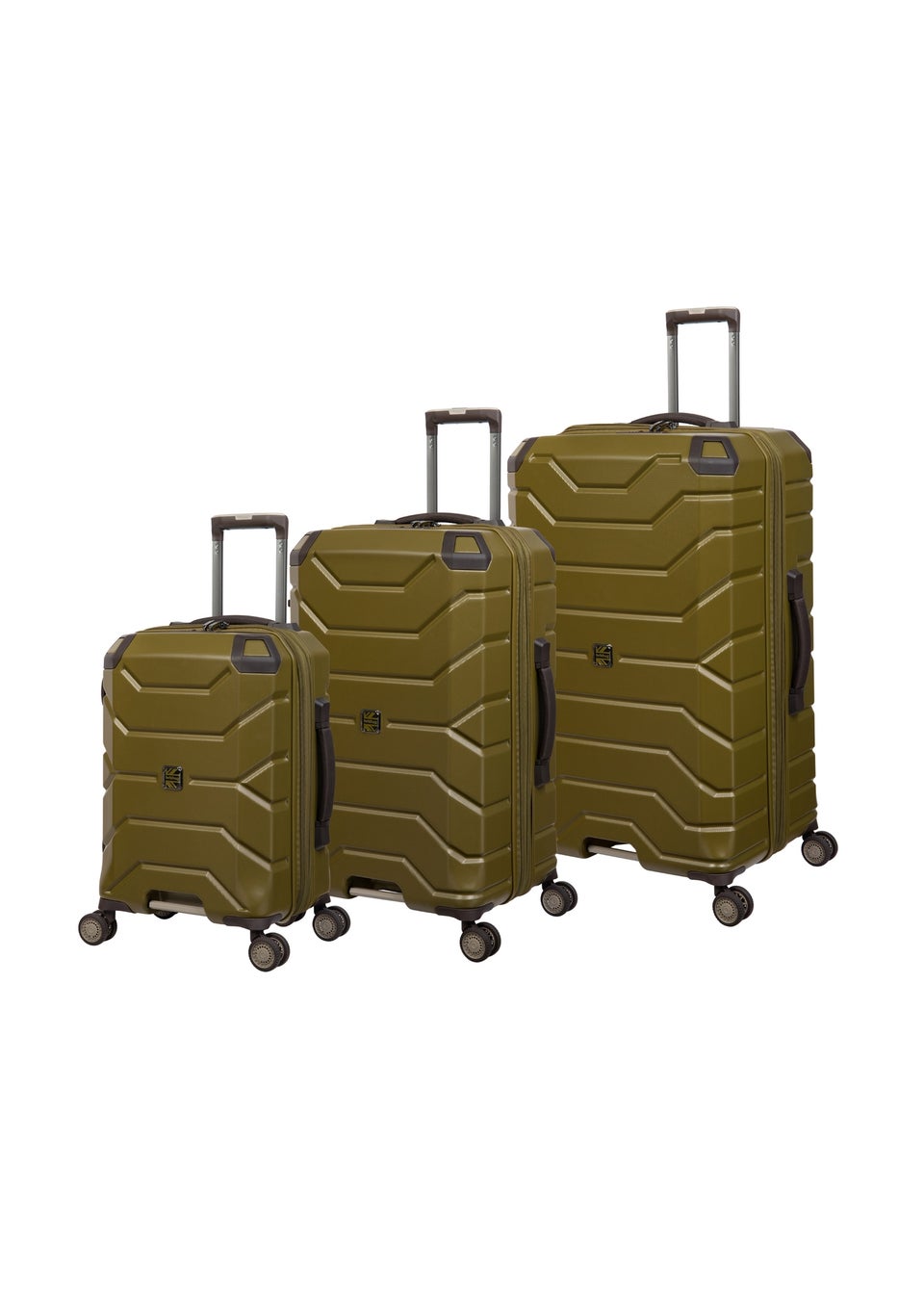 BritBag Galloway Olive Nut Suitcase with TSA Lock