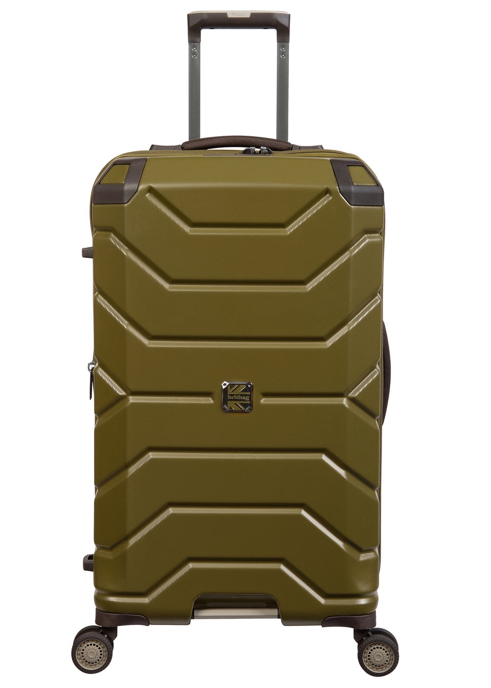 BritBag Galloway Olive Nut Medium Suitcase with TSA Lock