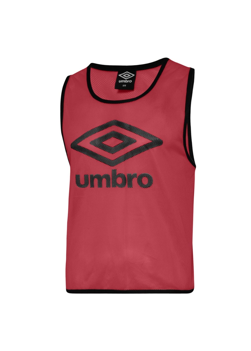 Umbro Kids Black/Red Training Bib