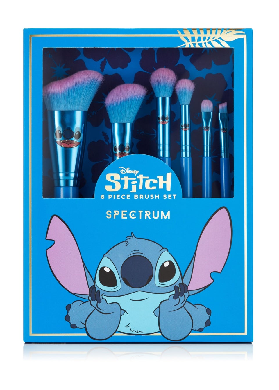 Spectrum Disney Stitch Ride the Wave 6 Piece Brush Set