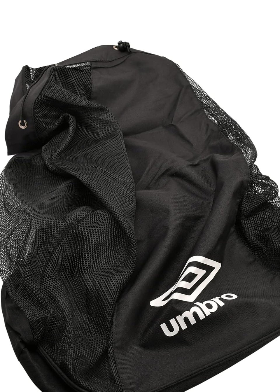 Umbro Black/White Logo Football Bag