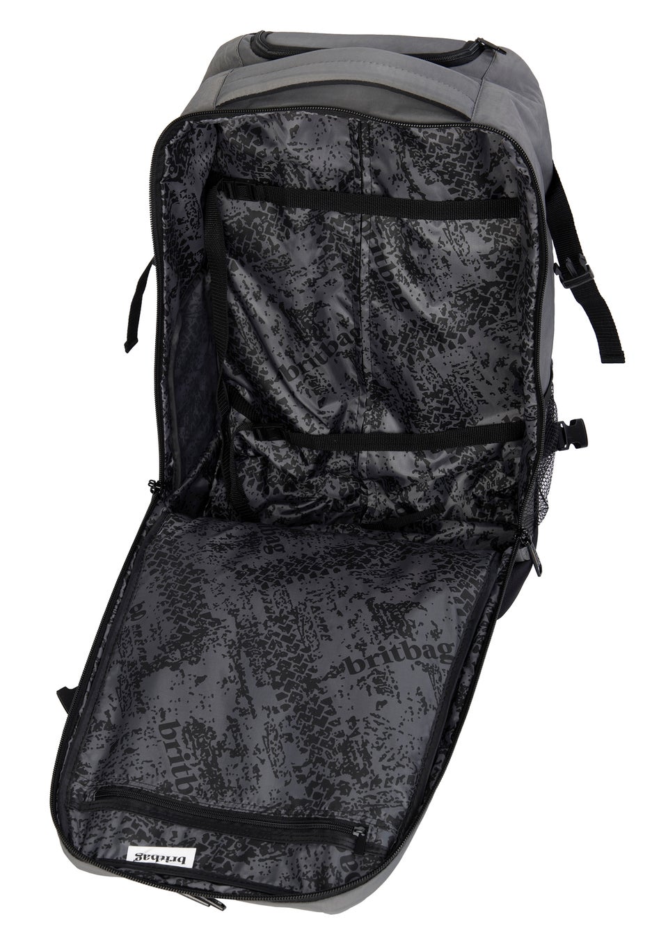 BritBag Nauru Charcoal Trolley Backpack