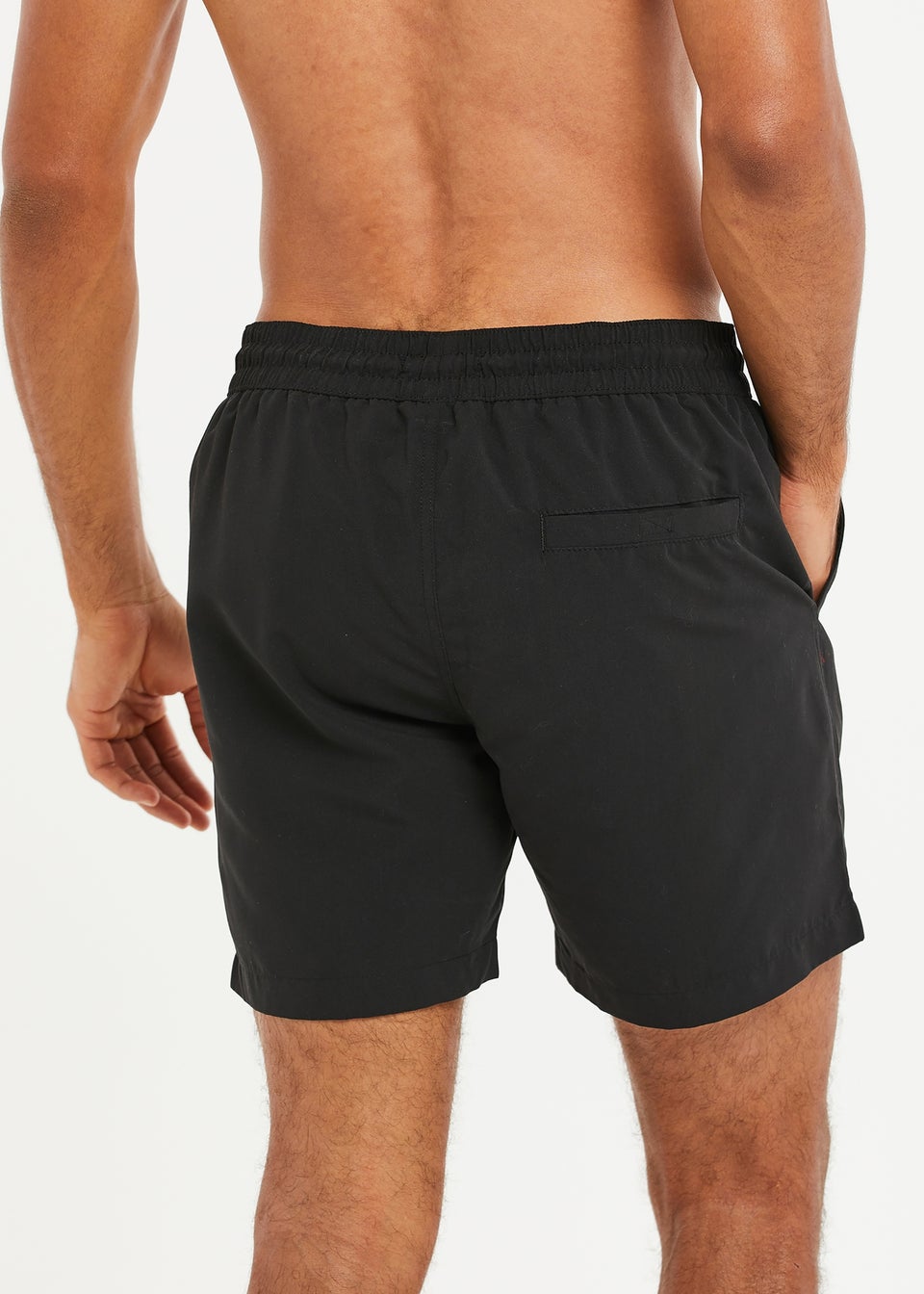 Threadbare Black Swim Shorts