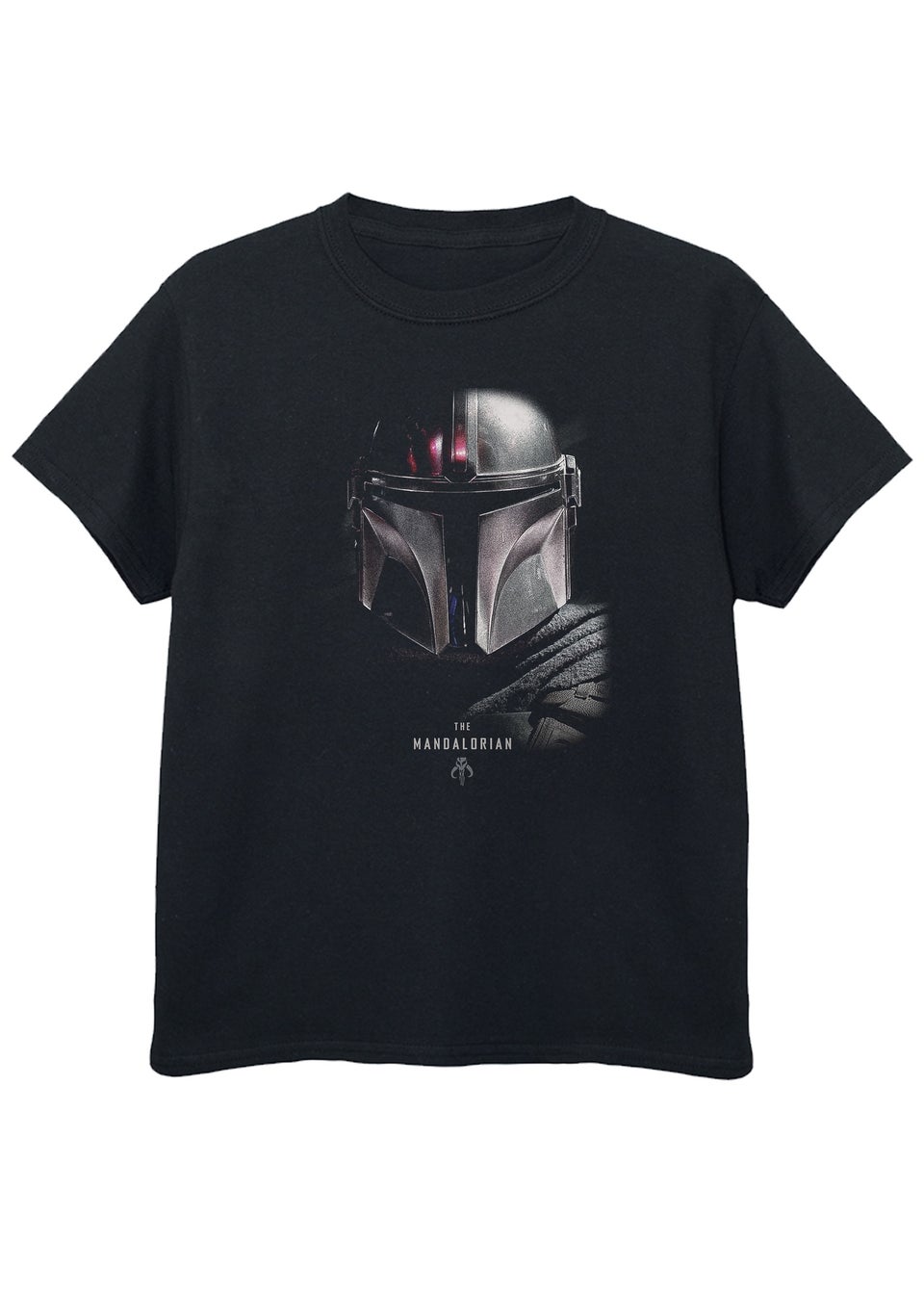 Star Wars Kids Black The Mandalorian Poster Printed T-Shirt (3-13 yrs)