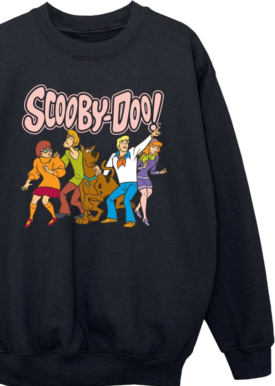 Scooby Doo Kids Black Core Group Printed Sweatshirt (3-13 yrs)