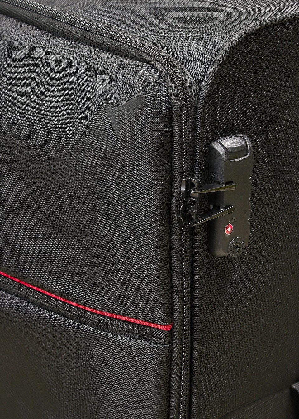 Rock Black/Red Pegasus Suitcase