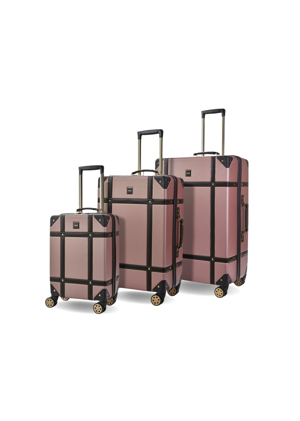 Rock Pink Vintage Suitcase