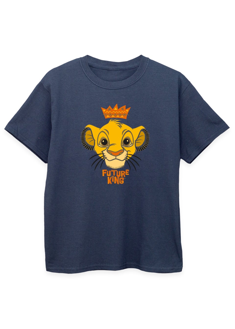 Disney Kids Navy Lion King Future King Printed T-Shirt (3-13 yrs)
