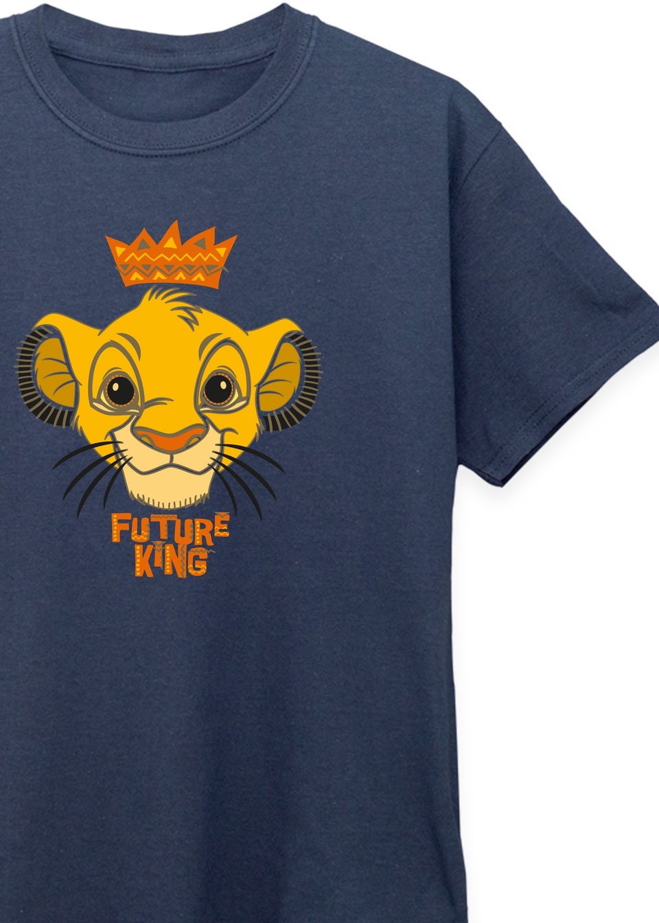Disney Kids Navy Lion King Future King Printed T-Shirt (3-13 yrs)