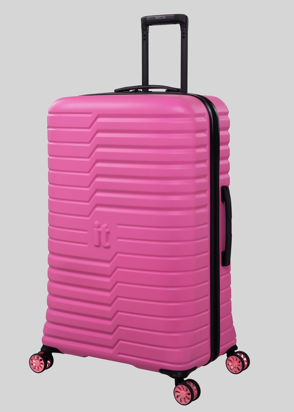 IT Luggage Pink Hard-shell Suitcase