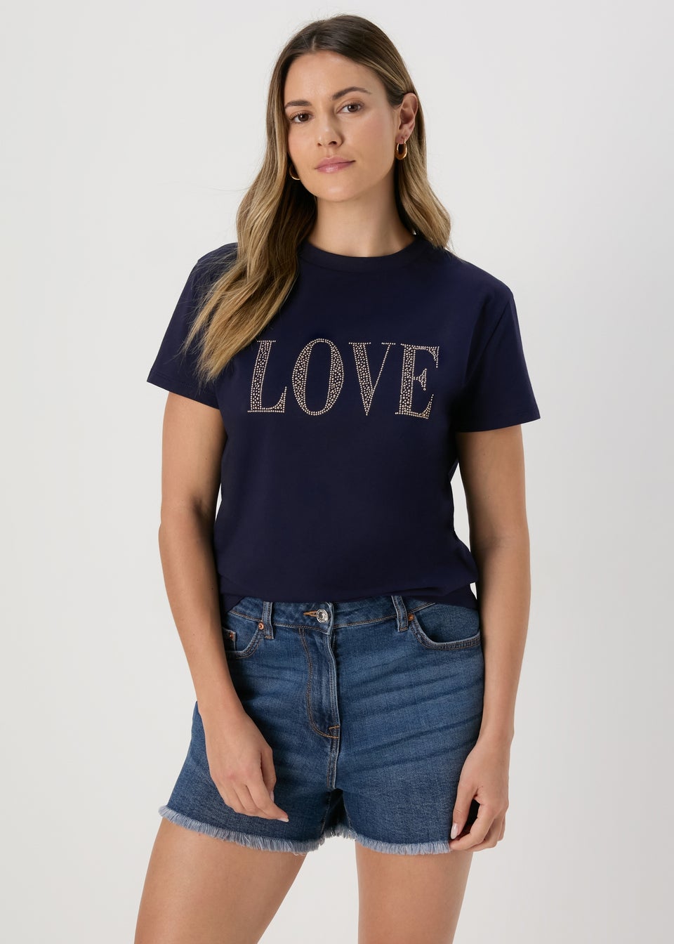 Navy LOVE Graphic T-Shirt