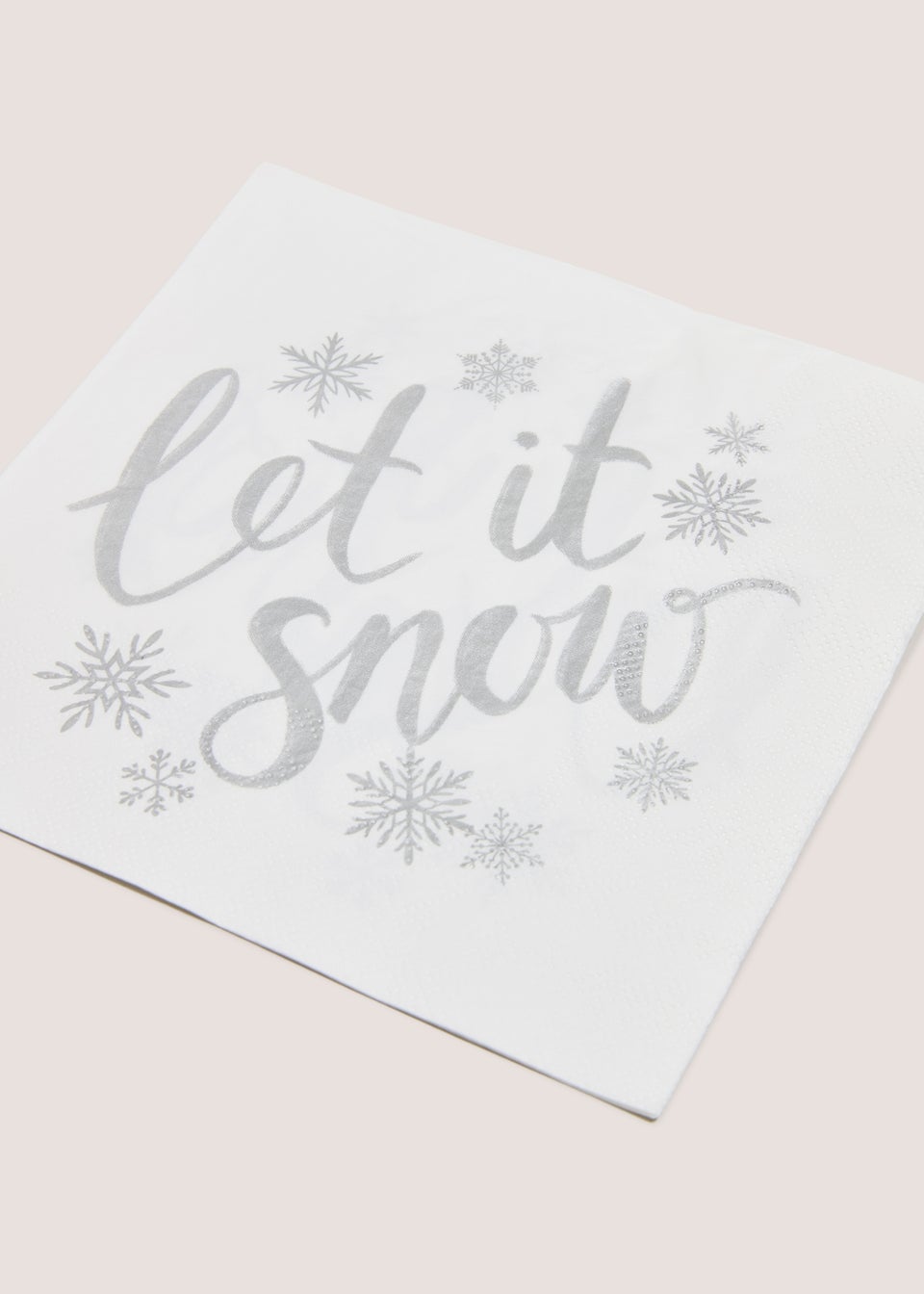 Wondrous Let It Snow Paper Napkins