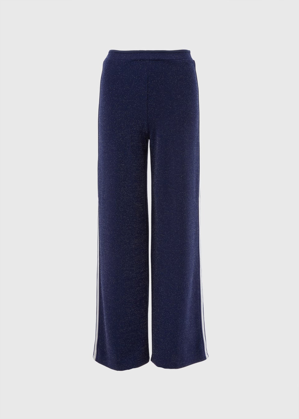 Blue Sparkle Wide Leg Trousers