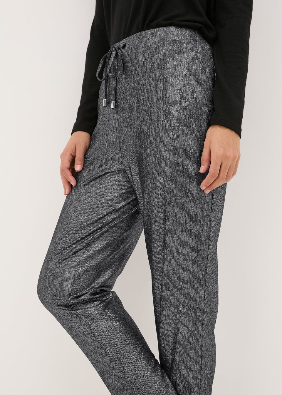 Silver Sparkle Harem Trousers